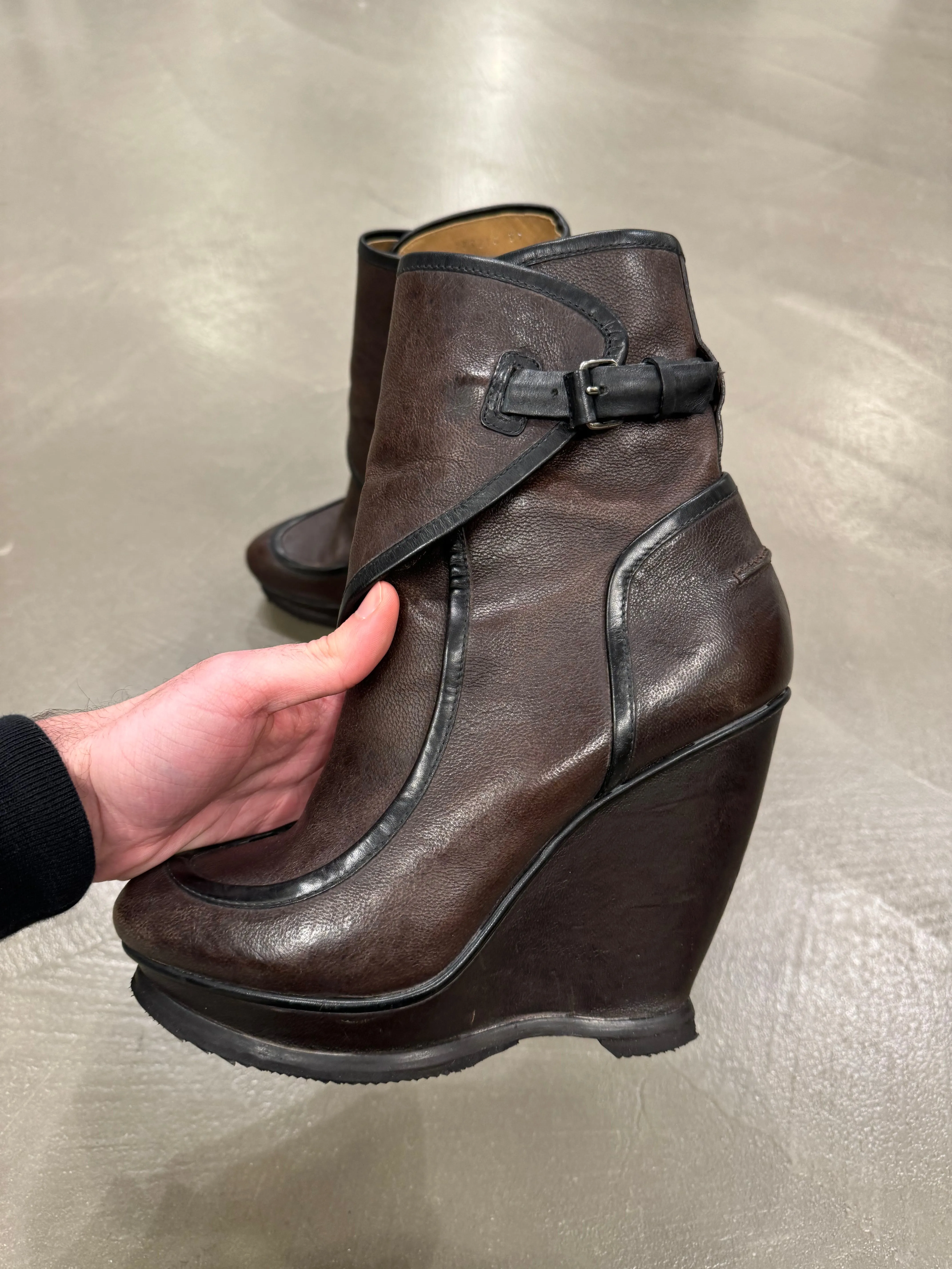 2000 Balenciaga high heel boots