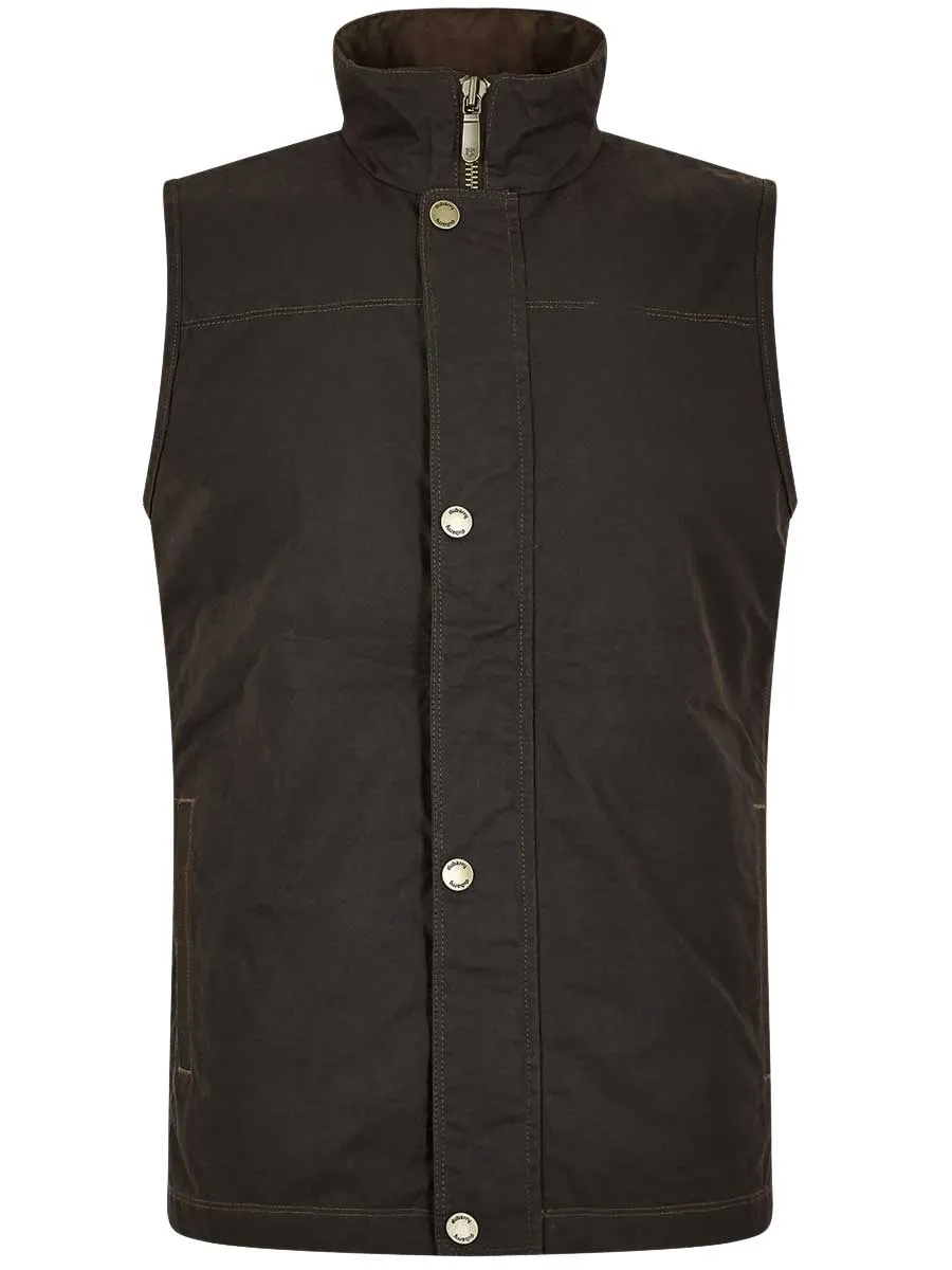 40% OFF - DUBARRY Mayfly Wax Gilet - Mens - Java - Size: MEDIUM