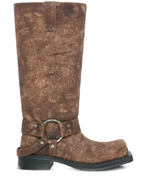 Acne Studios buckle-detail leather boots