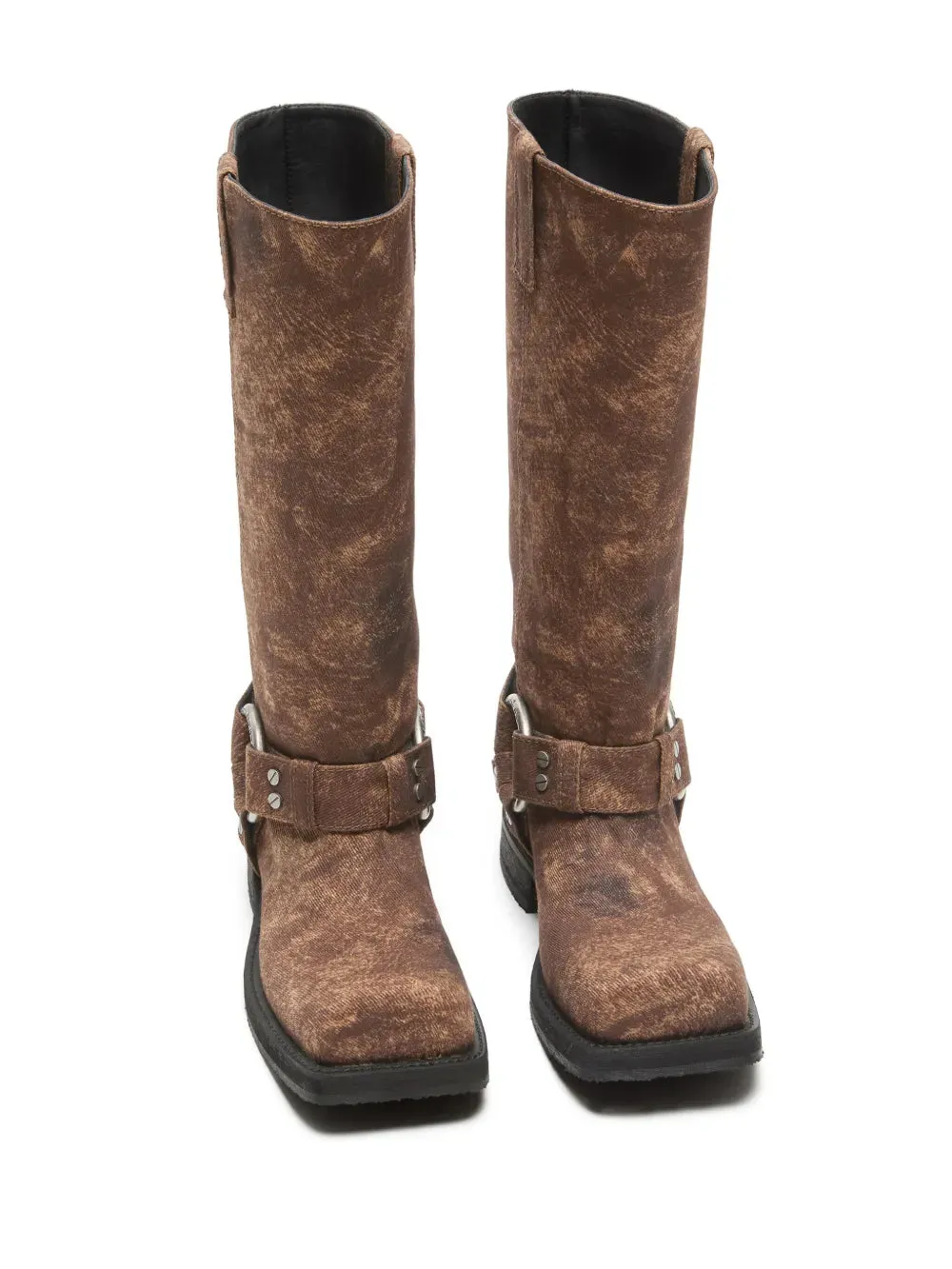 Acne Studios buckle-detail leather boots