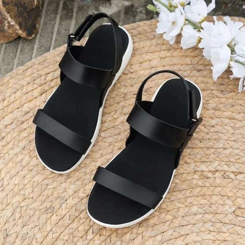 Adjustable Orthopedic Sandals with Contoured Footbed