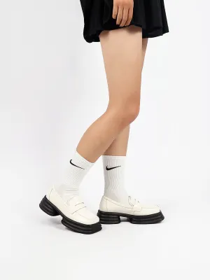 Agnelle Leather Loafer Cream