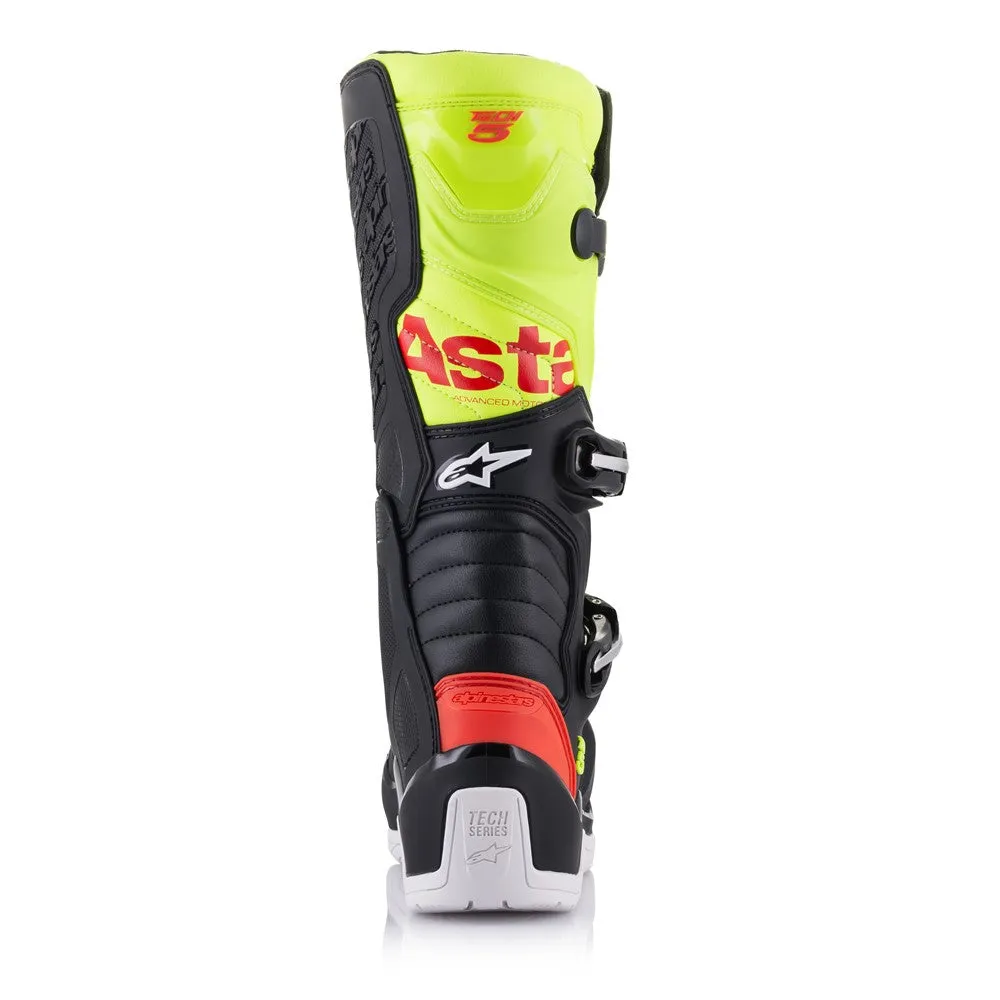 Alpinestars Tech-5 MX Boots Black/Red