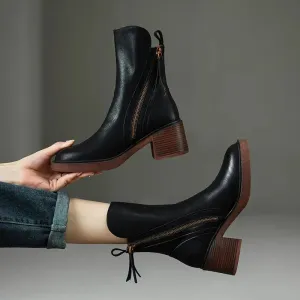 Alyssa Leather Boots