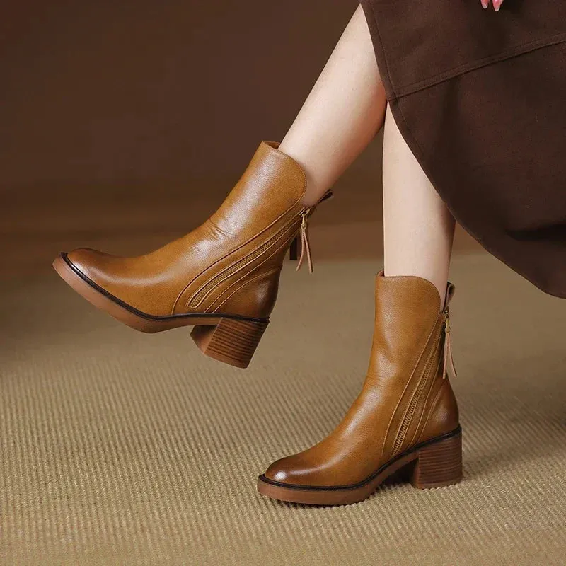 Alyssa Leather Boots
