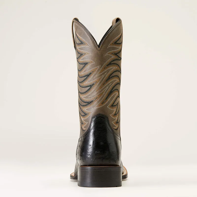 Badlands Men's Smooth Quill Ostrich Cowboy Boot | 10046953