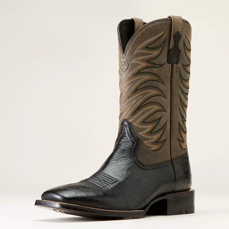 Badlands Men's Smooth Quill Ostrich Cowboy Boot | 10046953
