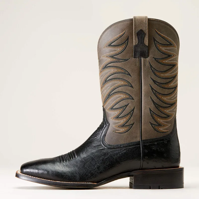 Badlands Men's Smooth Quill Ostrich Cowboy Boot | 10046953