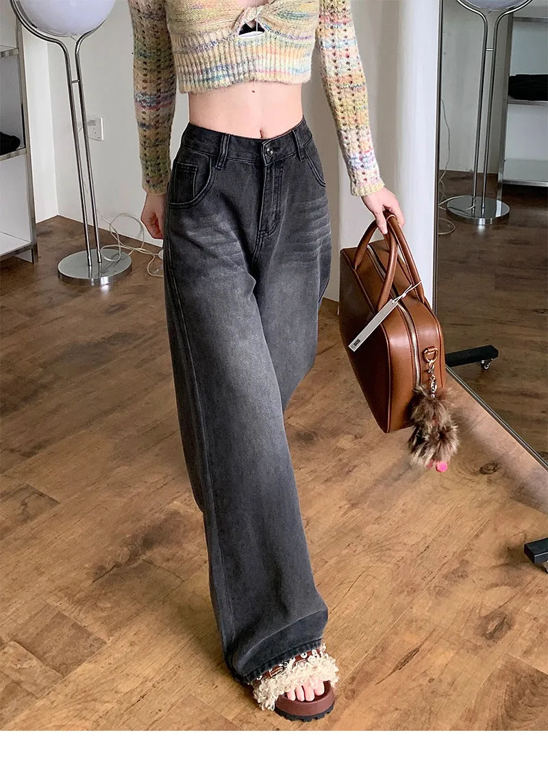 Basic baggy jeans-D812 | Inspanda