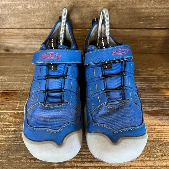 Big Kids Keen Knotch Hollow Blue Athletic Casual Walking Sneakers Shoes Size 5 Y