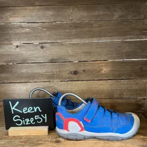 Big Kids Keen Knotch Hollow Blue Athletic Casual Walking Sneakers Shoes Size 5 Y