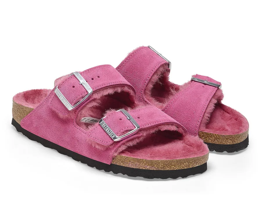 Birkenstock Arizona Shearling Fuchsia Tulip 1025554