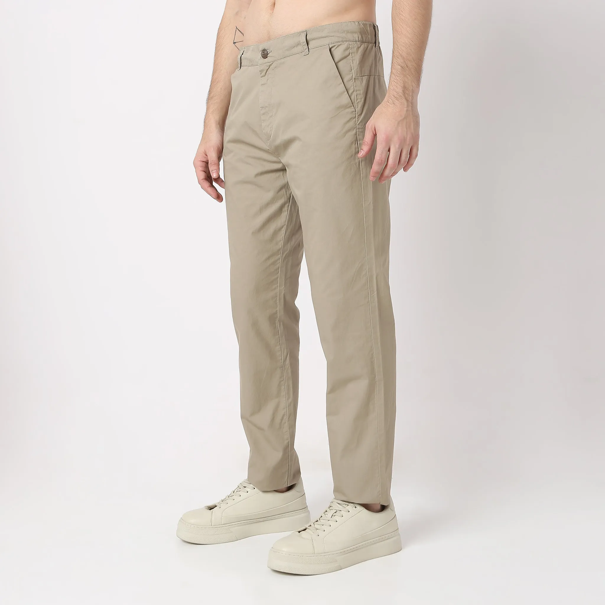 Brunch Pants - Smart Modern Elasticated Waistband Ankle Length Pure Cotton