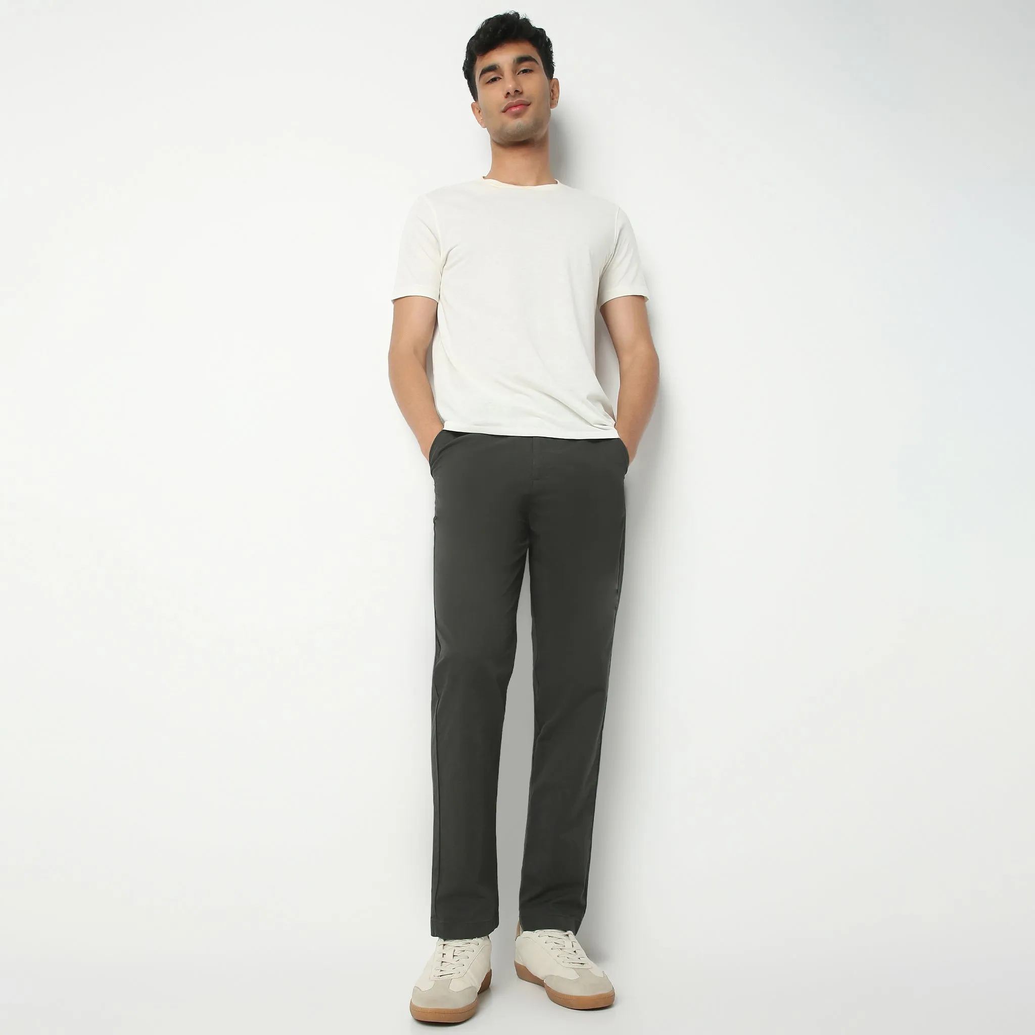 Brunch Pants - Smart Modern Elasticated Waistband Ankle Length Pure Cotton