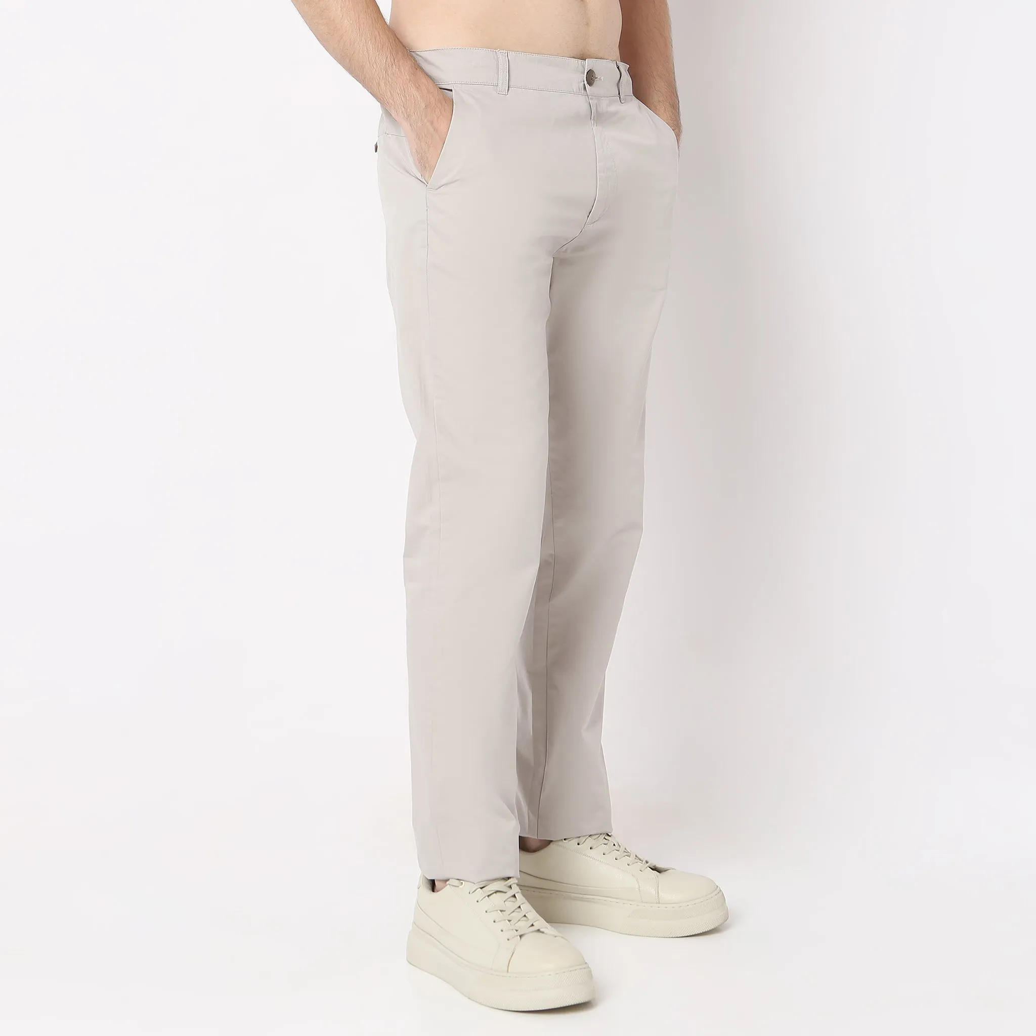 Brunch Pants - Smart Modern Elasticated Waistband Ankle Length Pure Cotton