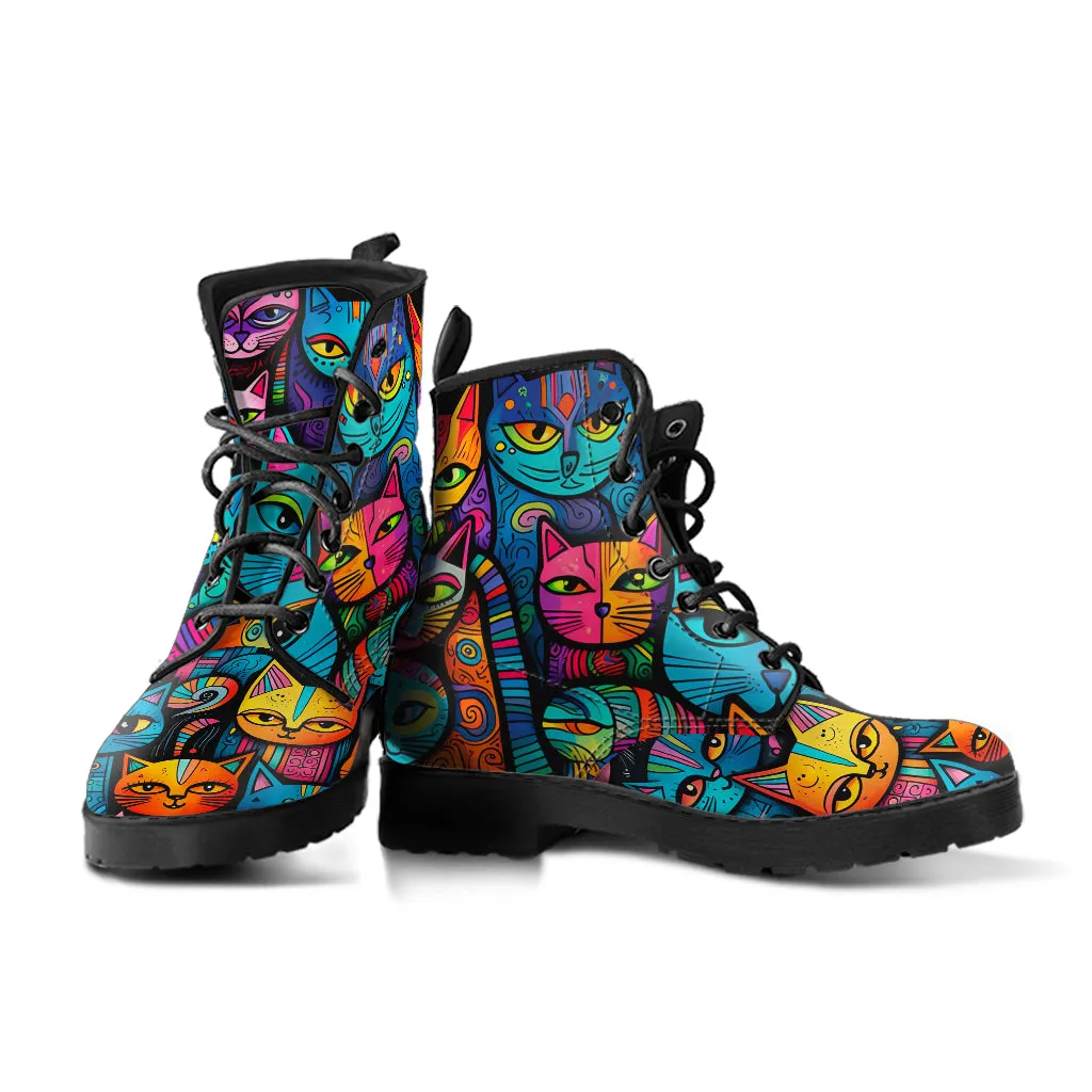 Cats Doodle Boots