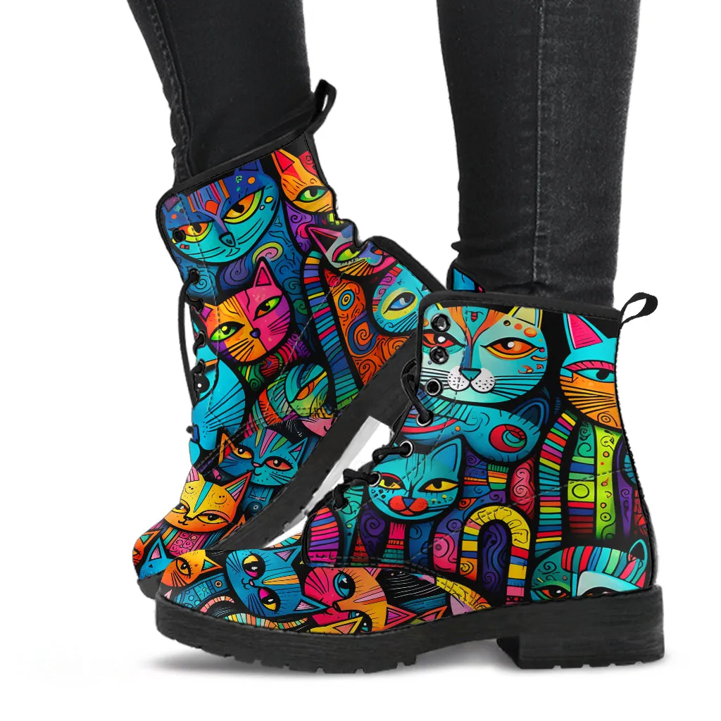 Cats Doodle Boots