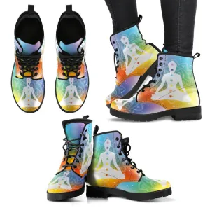 Chakra Leather Boots V3
