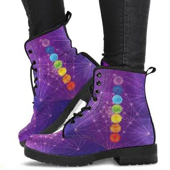 Chakra Mandala Women's Leather Boots