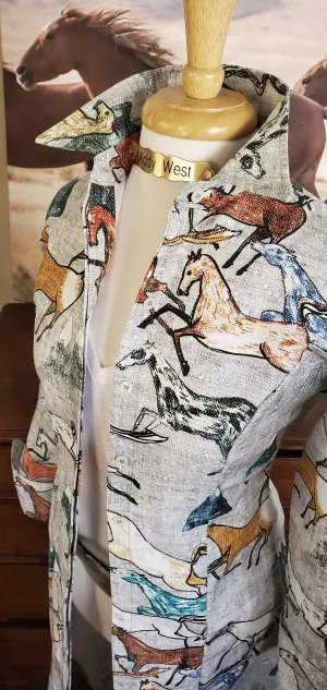 DAKOTA DUSTER / DRESS IN SILVER