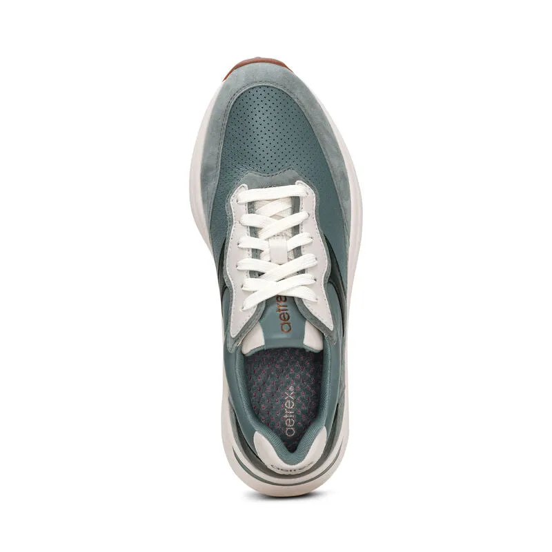 Emily Lace Up Sneakers - Mint - AF104