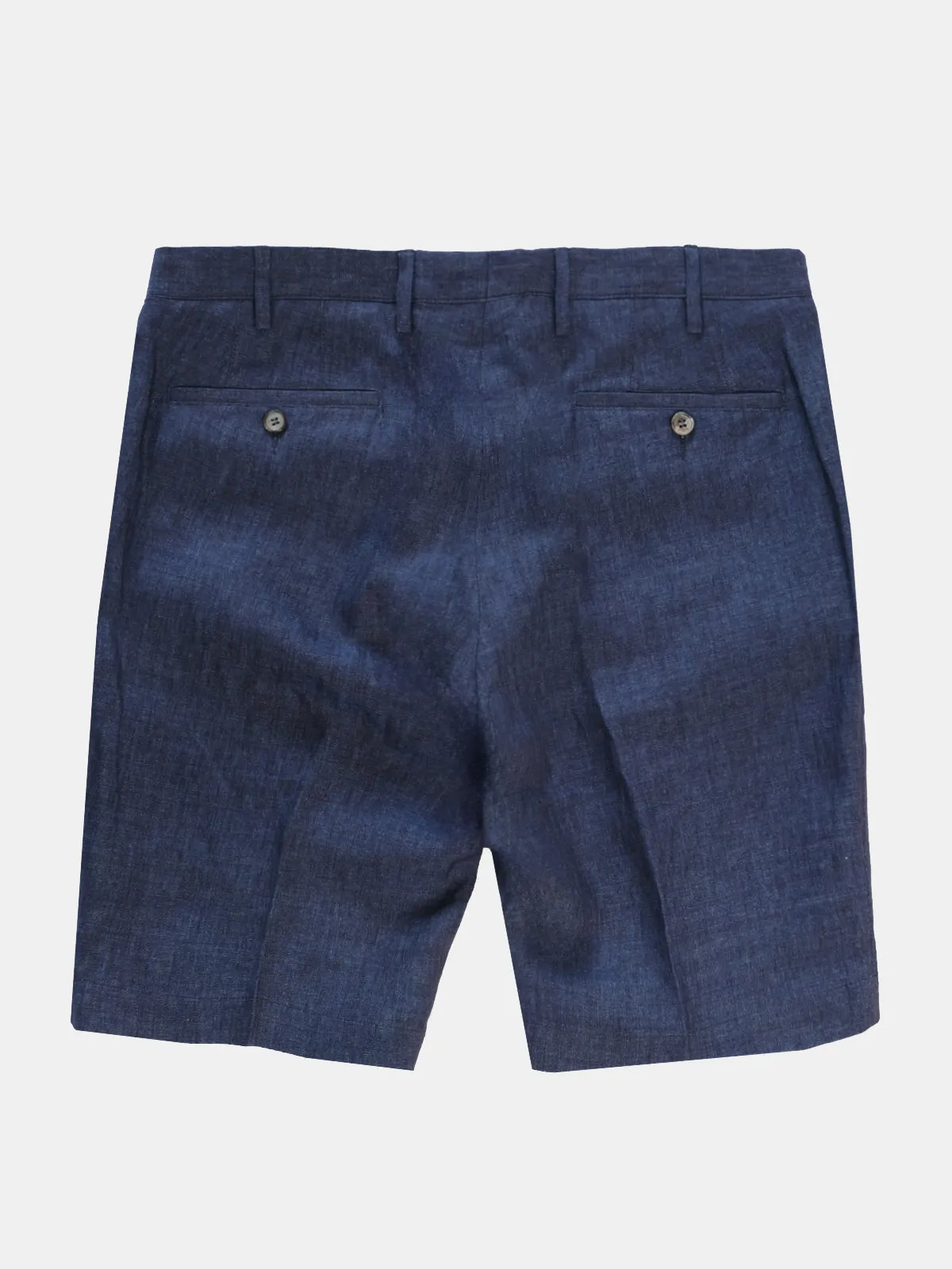Fermo Shorts - Indigo Linen - LUCKY LAST