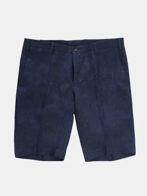 Fermo Shorts - Indigo Linen - LUCKY LAST