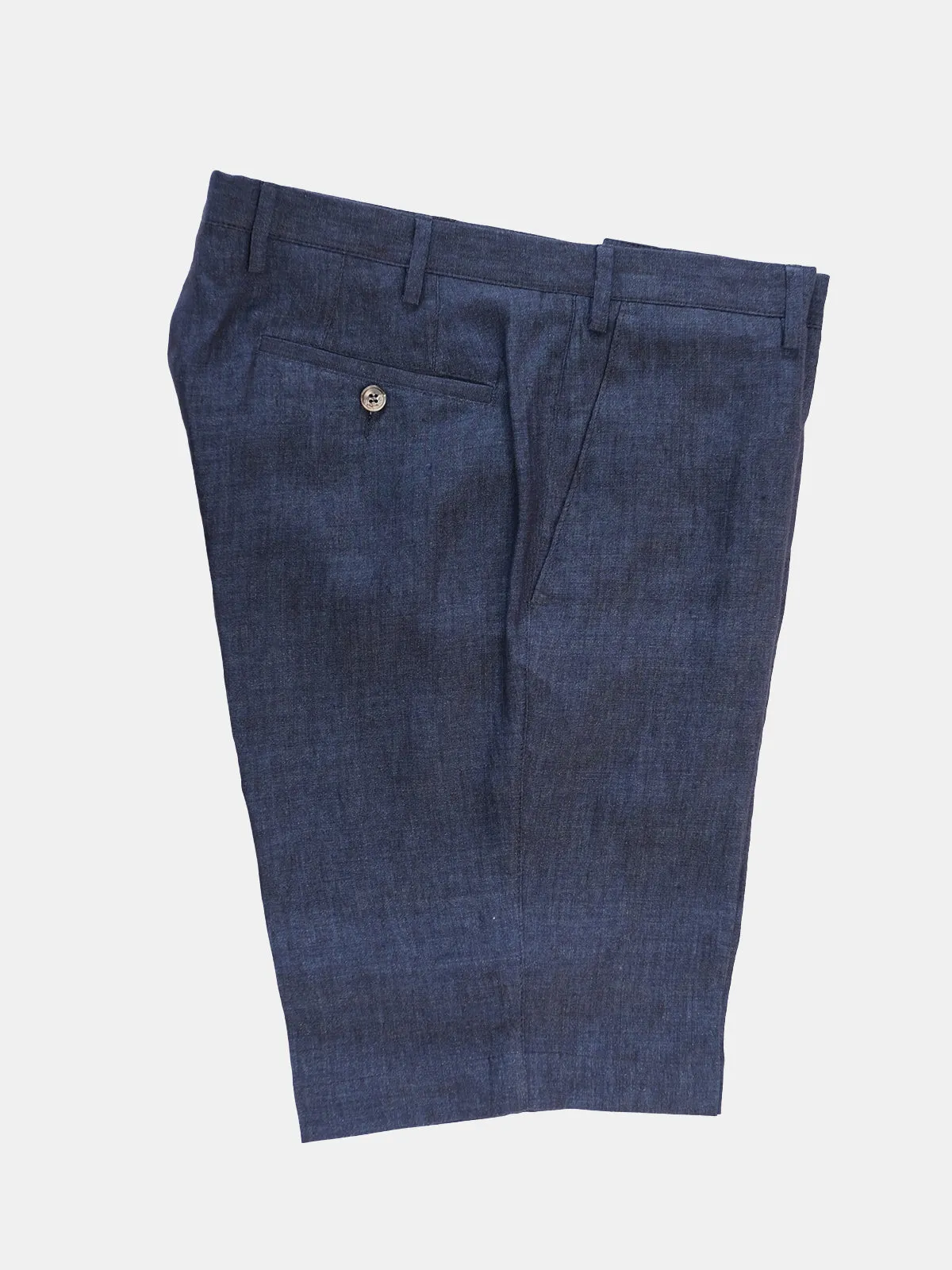 Fermo Shorts - Indigo Linen - LUCKY LAST