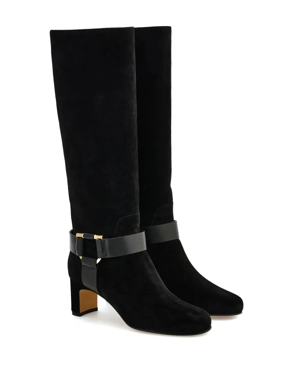 Ferragamo 55mm Gancini knee high boot