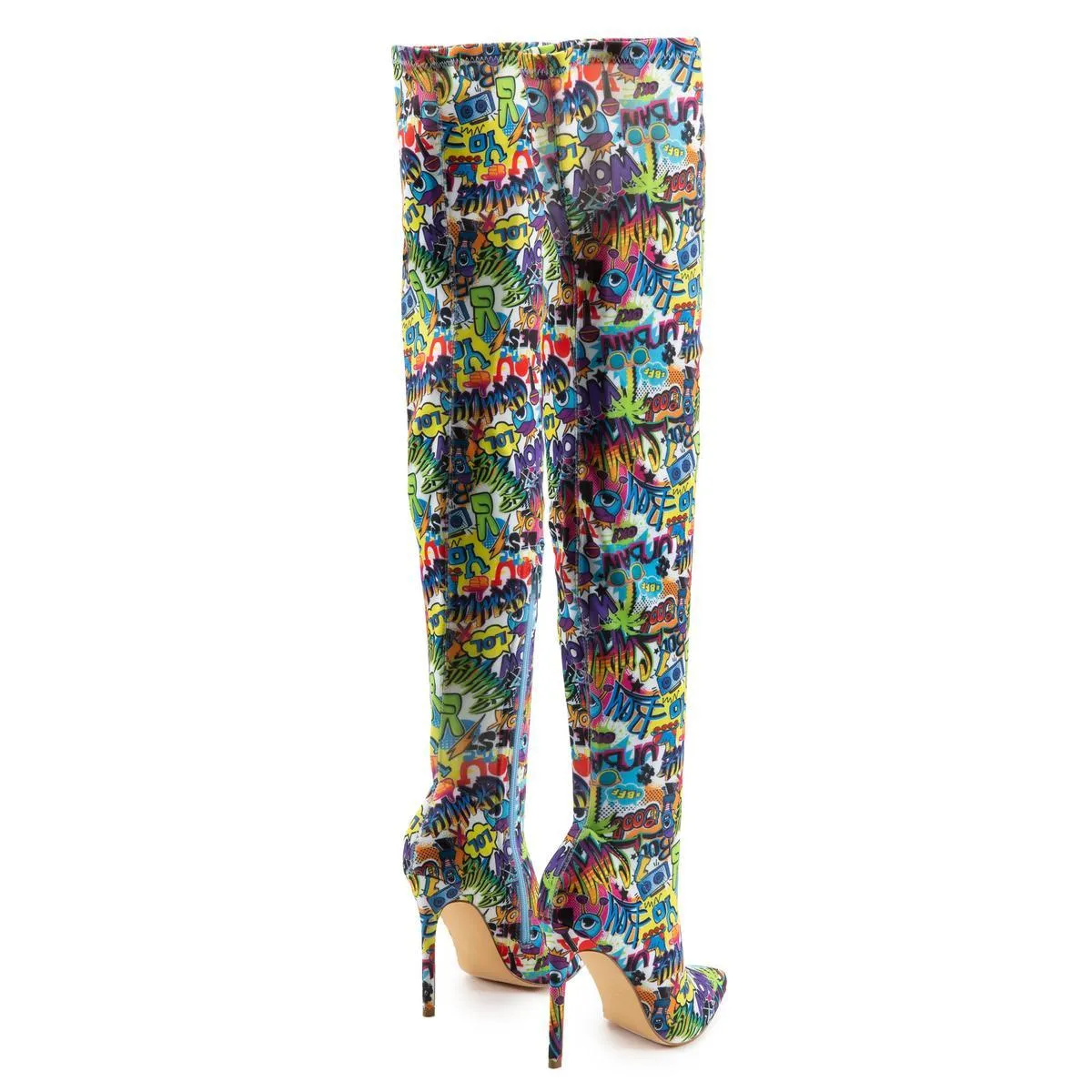 Gisele-7B Thigh High Heel Boot