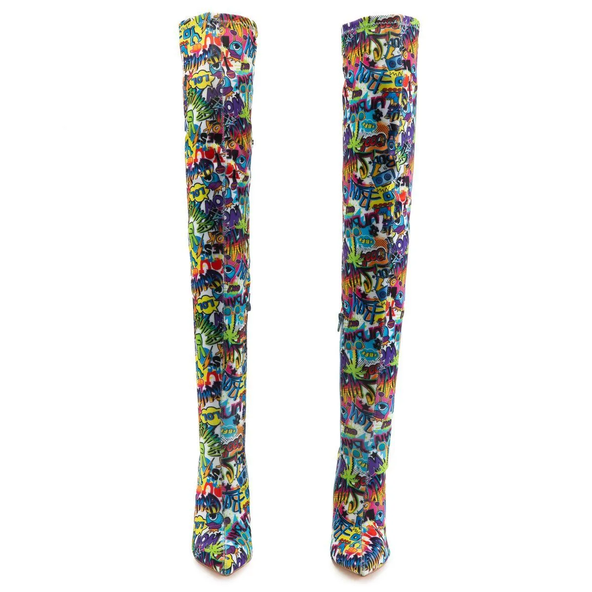 Gisele-7B Thigh High Heel Boot