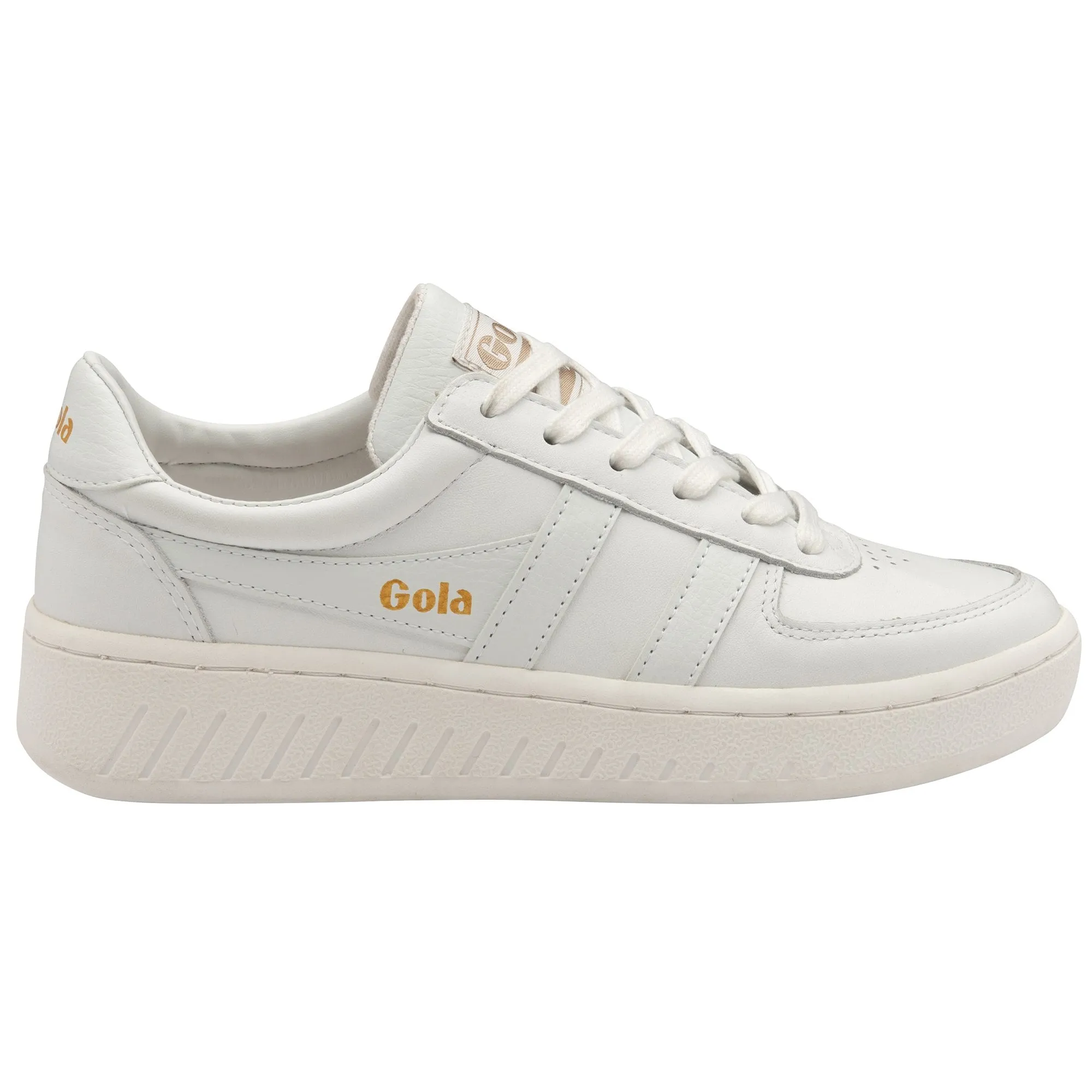 Gola Classics Women's Grandslam Leather Sneakers White/White/White