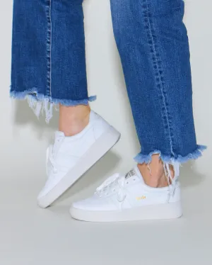 Gola Classics Women's Grandslam Leather Sneakers White/White/White