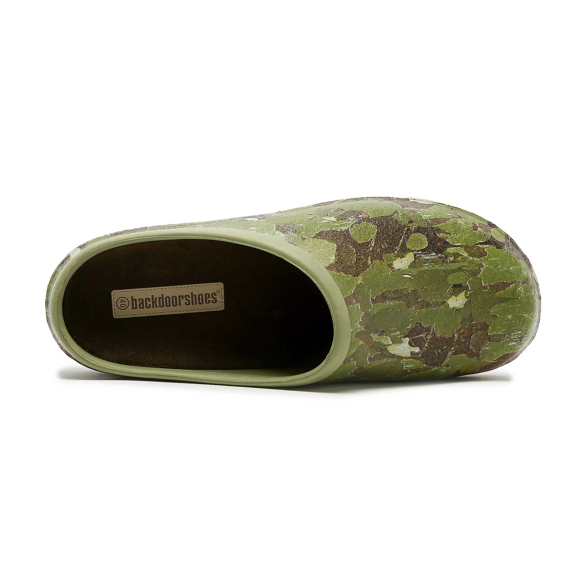 Green Camo Classic Women's Clogs