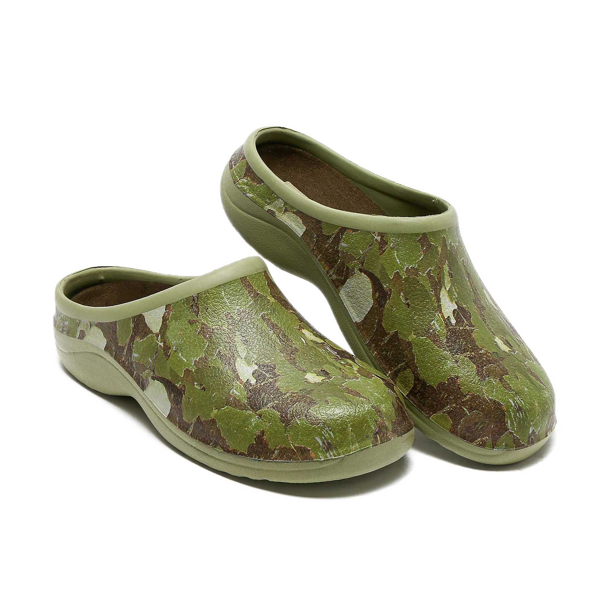 Green Camo Classic Women's Clogs