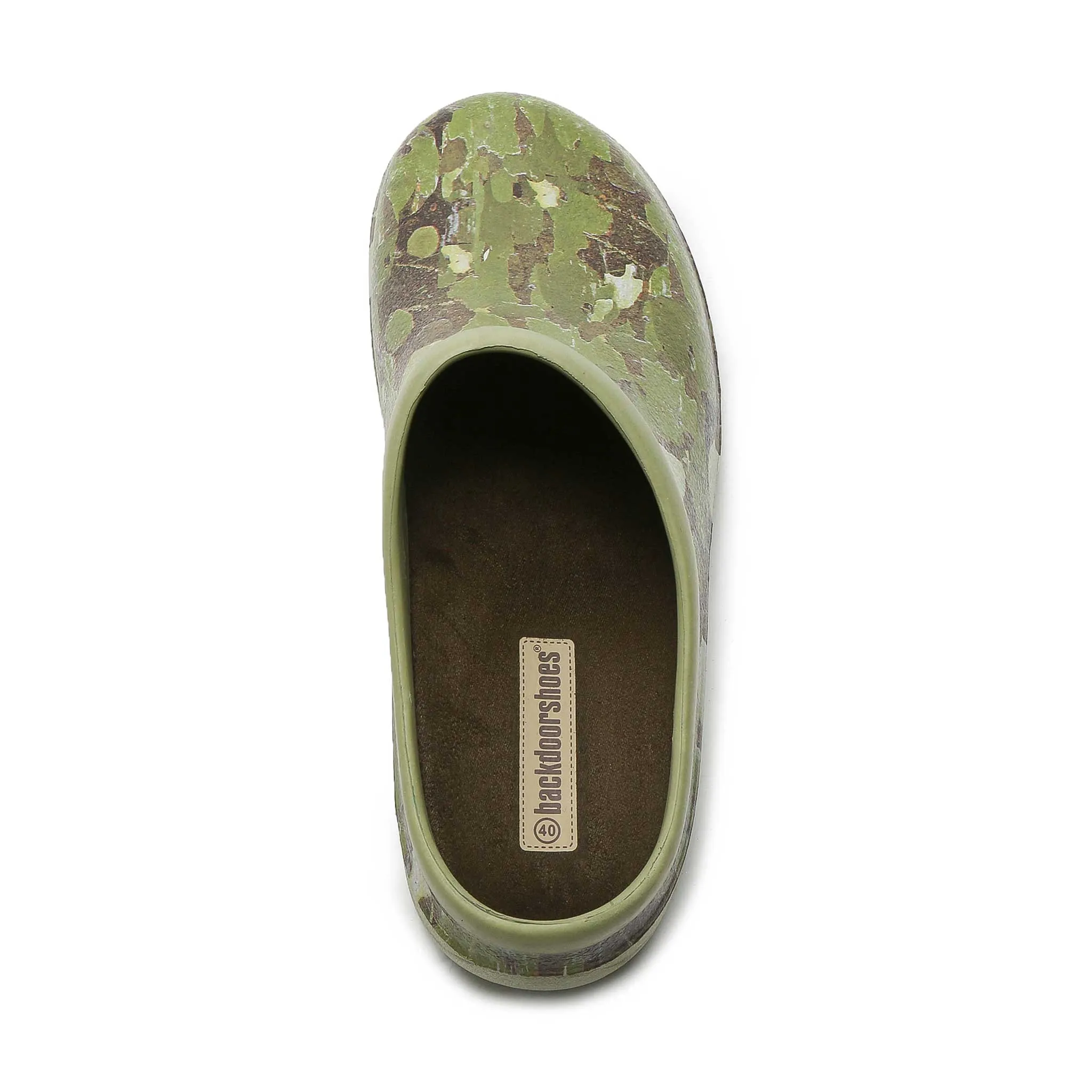 Green Camo Classic Women's Clogs