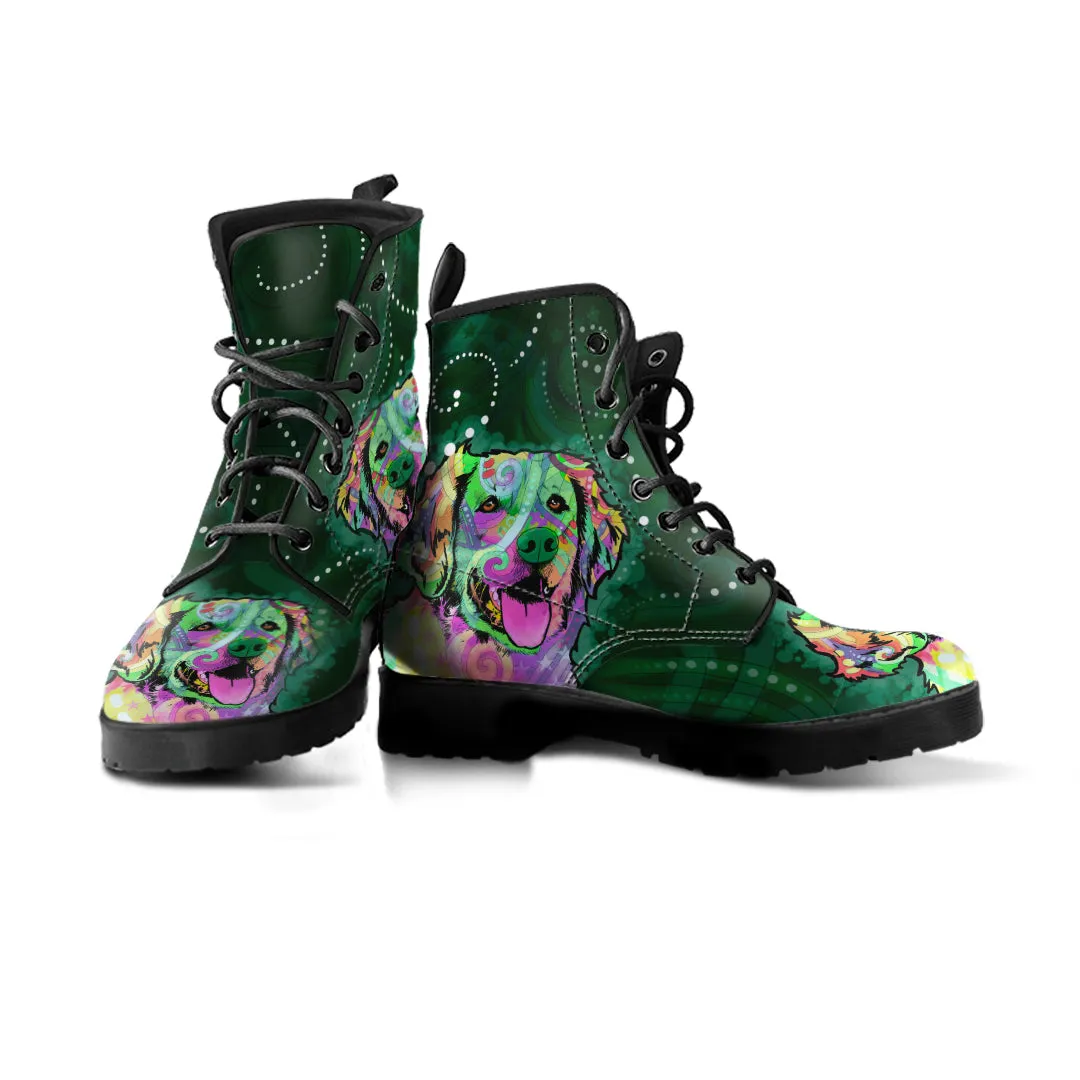 Green Golden Retriever - Boots