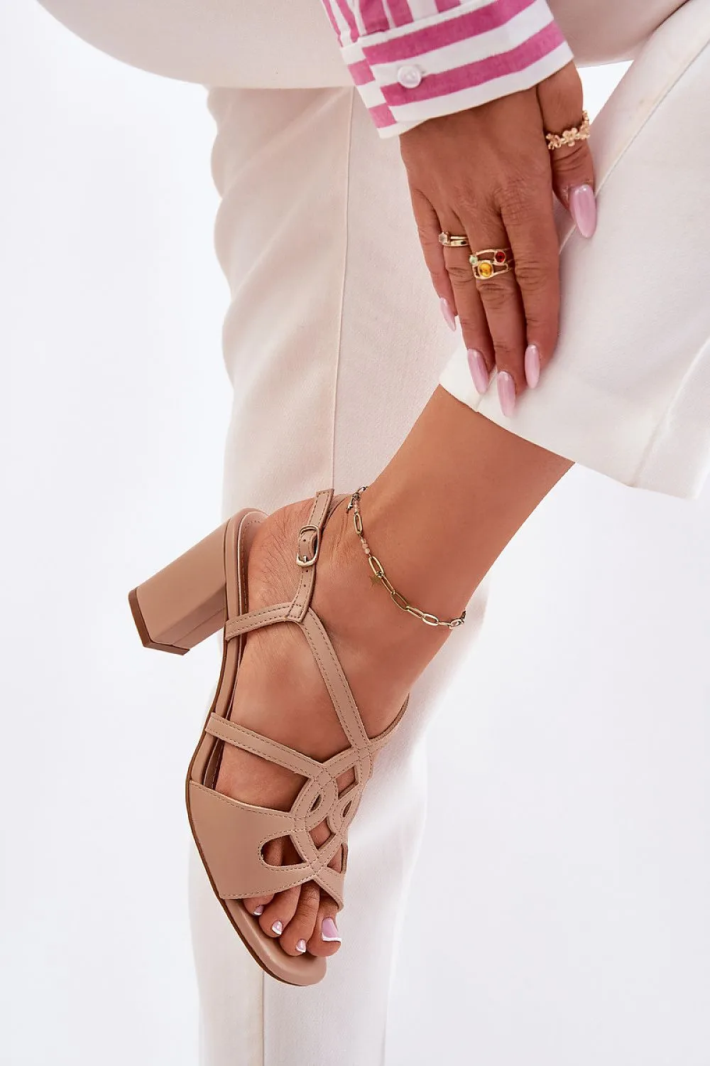Heel sandals