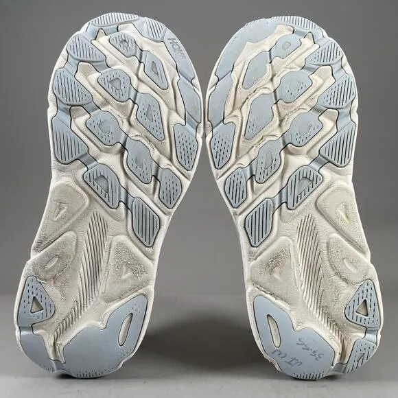 Hoka One One Clifton 9 Women’s 11 B Blue Lace Up Athletic Sneakers Running Shoes