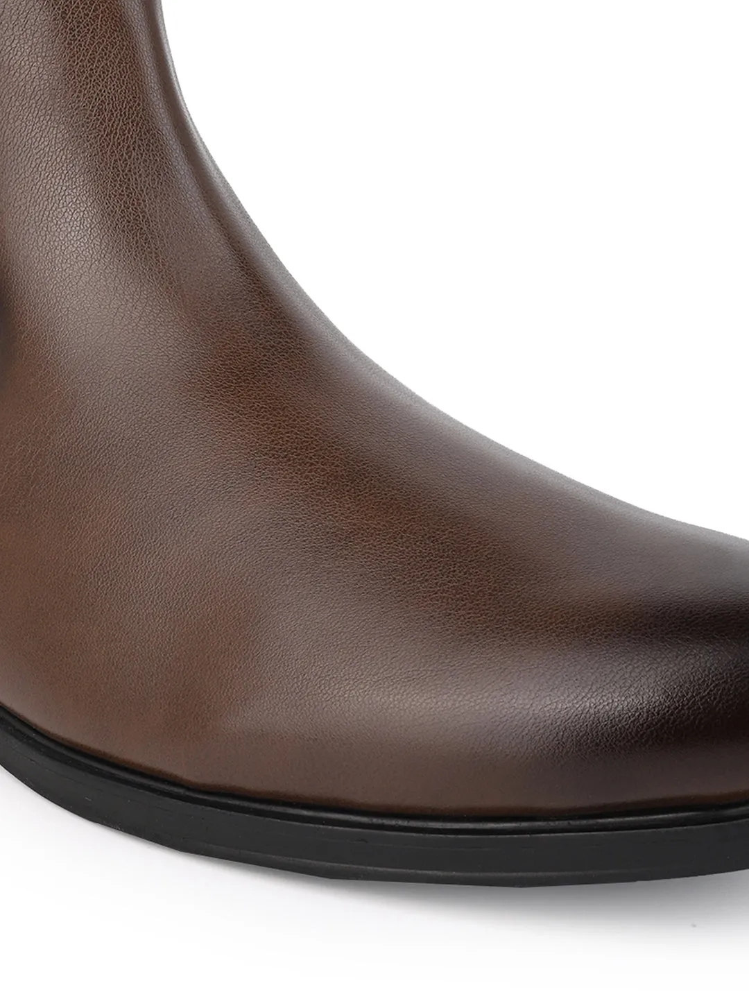 Hydes N Hues Men Brown Buckle Boots