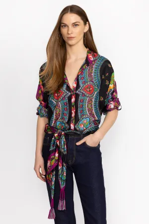 Johnny Was Rose Spark Seline Button Down C12924-3