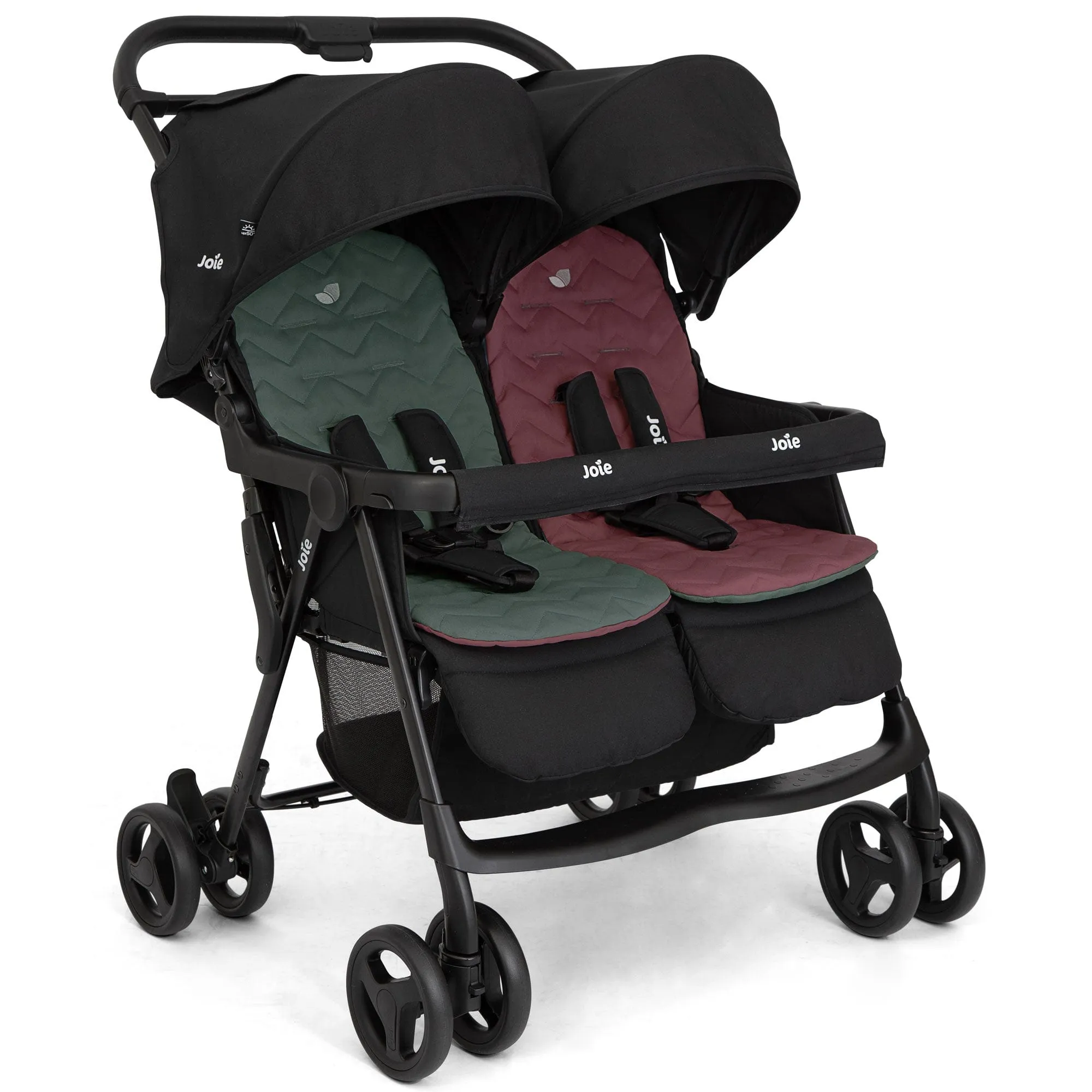 Joie Aire Twin Double Pushchair in Shale