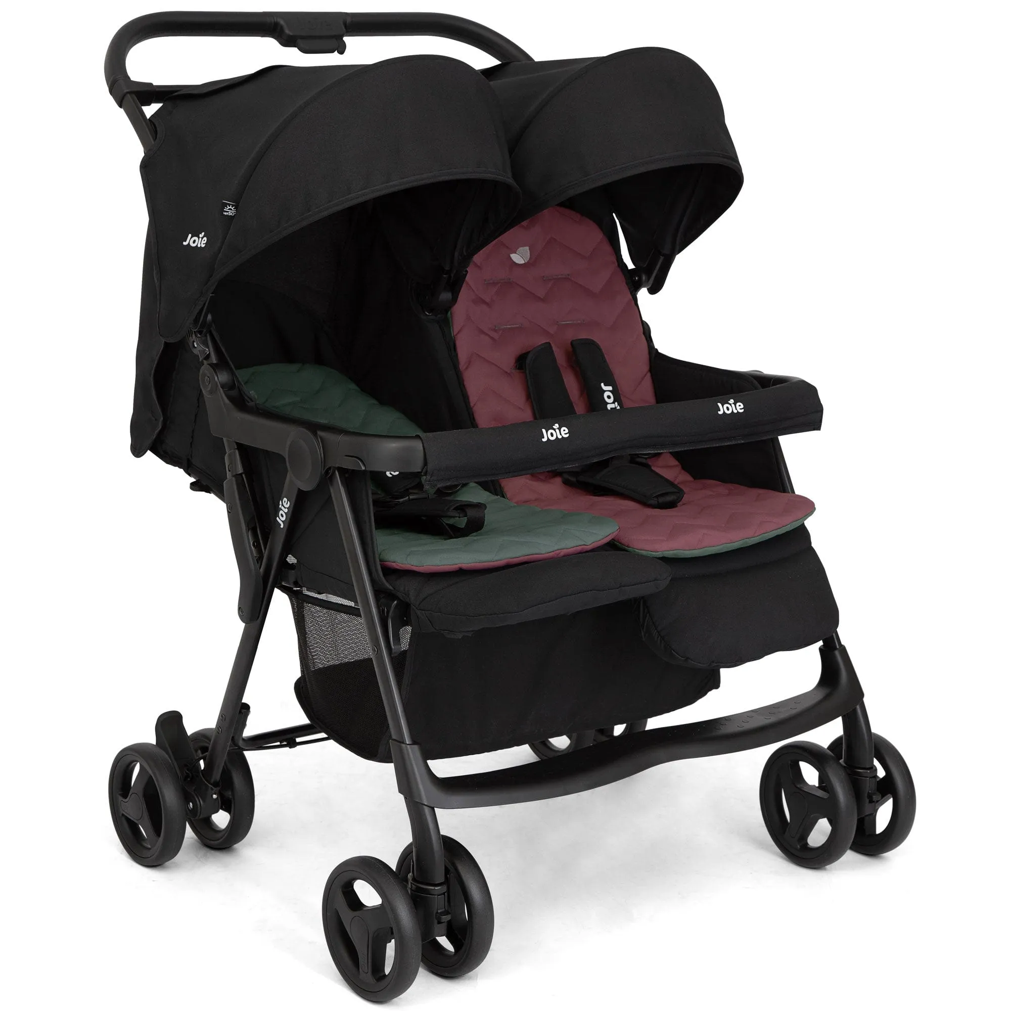 Joie Aire Twin Double Pushchair in Shale