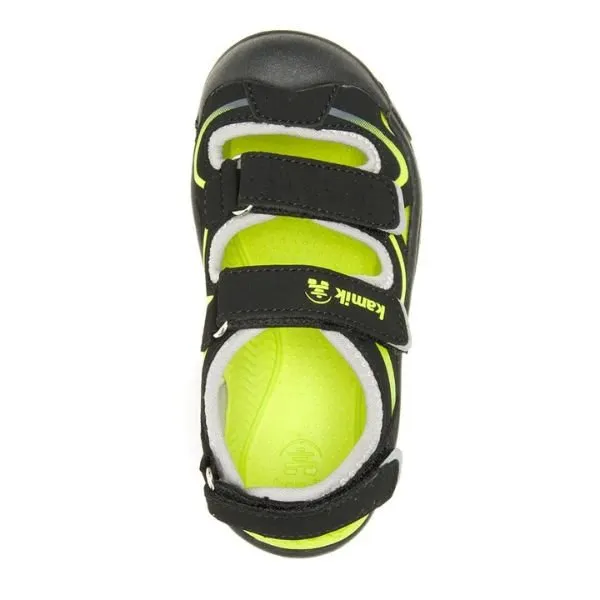 Kamik Wander Boys Black Water Friendly Sandals