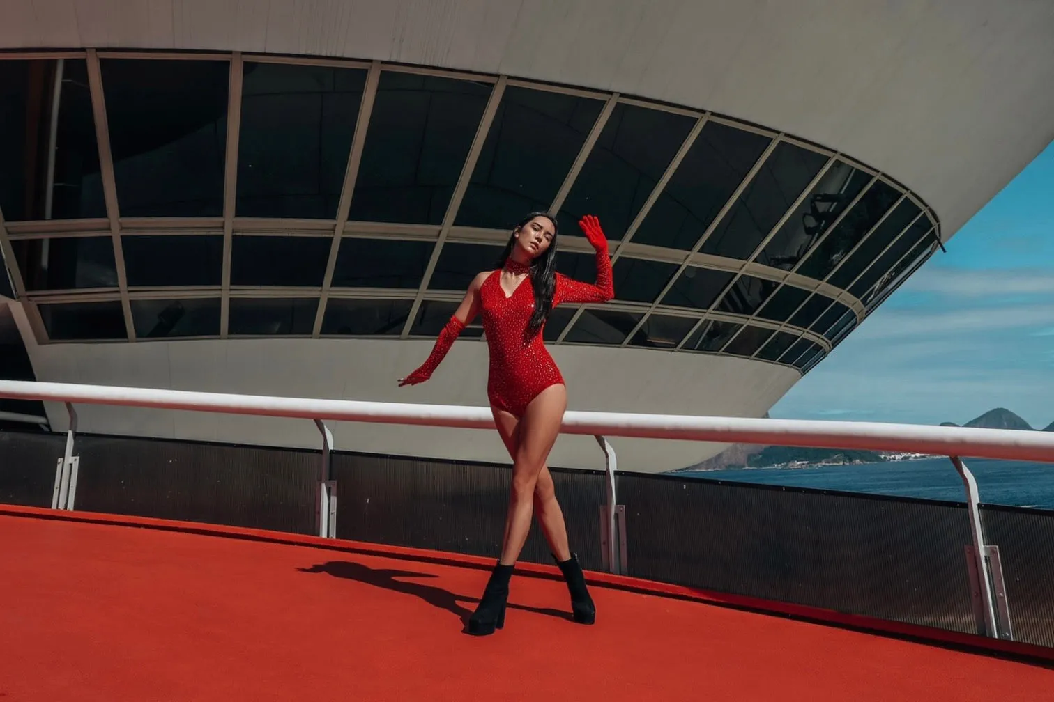 La Freak Red Velvet Bodysuit