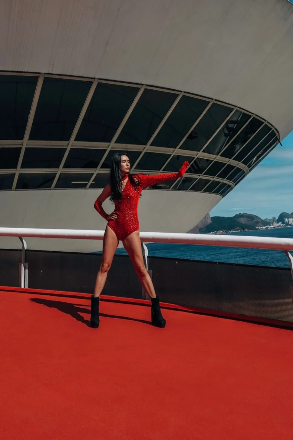 La Freak Red Velvet Bodysuit