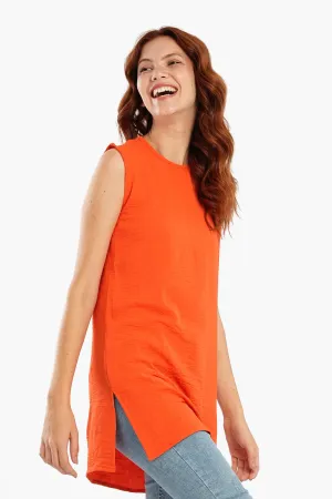 Lightweight Round Neck Blouse