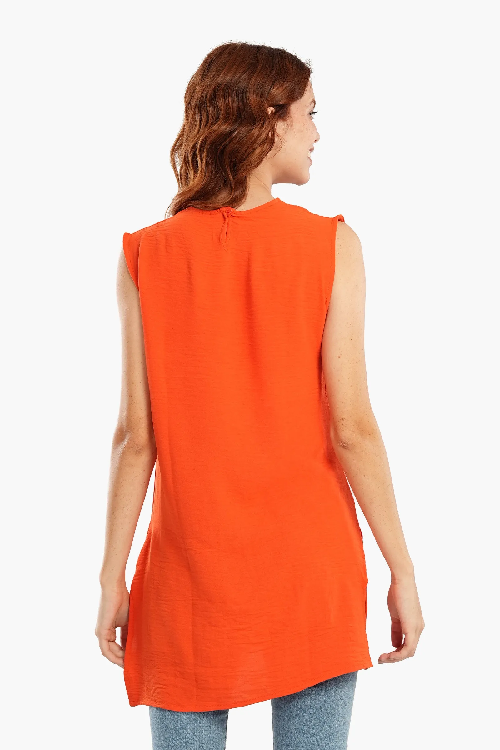 Lightweight Round Neck Blouse