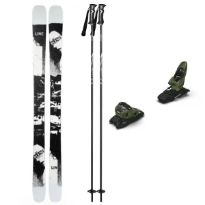 Line Blend Adult Skis 2025 with Marker Squire 11 Ski Package