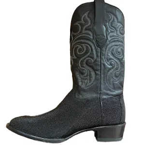 Los Altos Men's Boots - Black Male Stingray J Toe